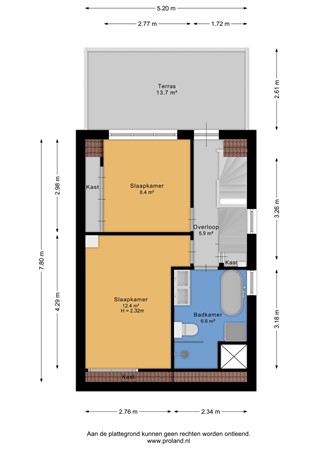 Floorplan - Oranjeweg 11, 1241 XN Kortenhoef